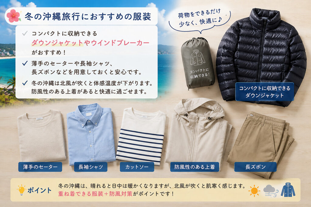 冬の沖縄の服装