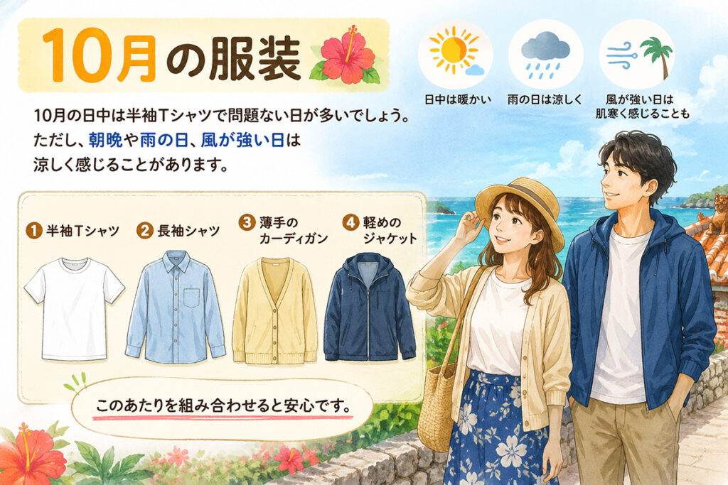 10月の服装