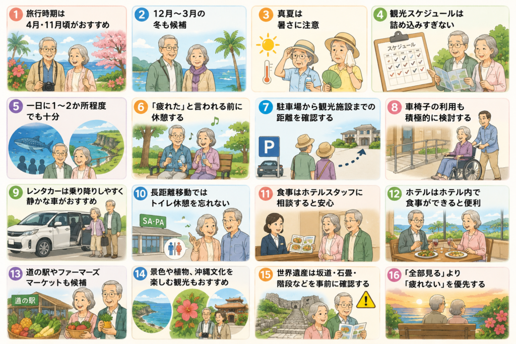 高齢者の旅行まとめ