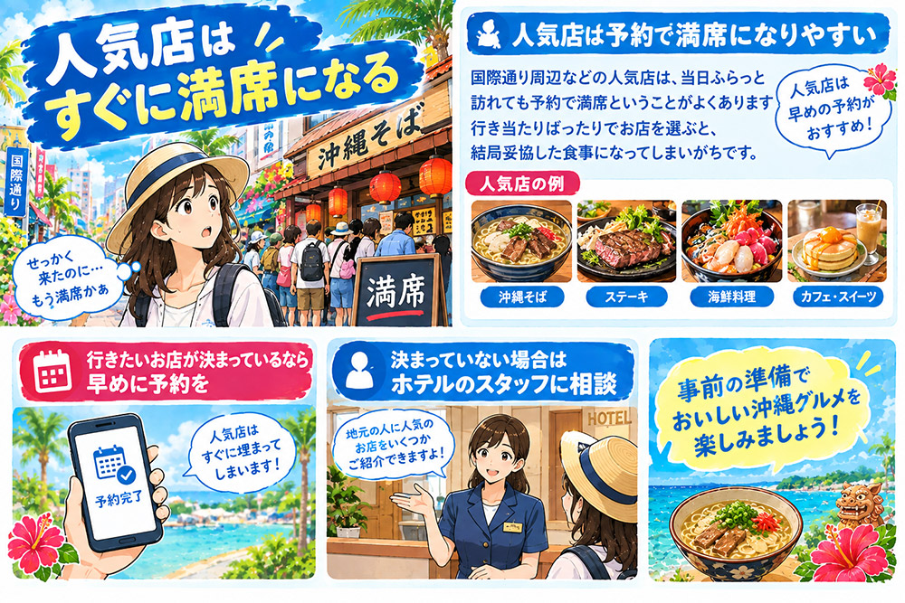 沖縄の食事の予約