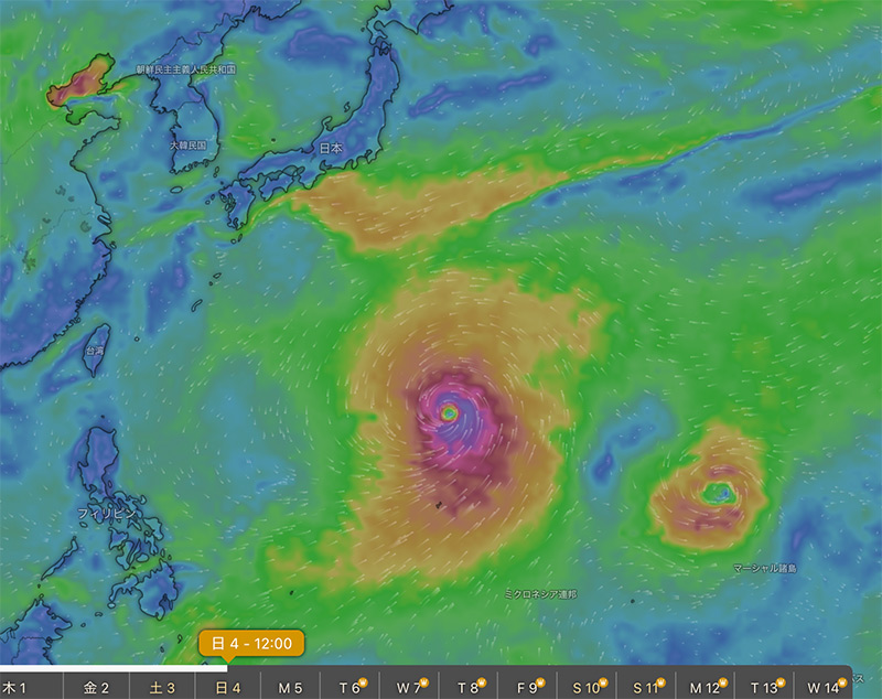 windy4日予想
