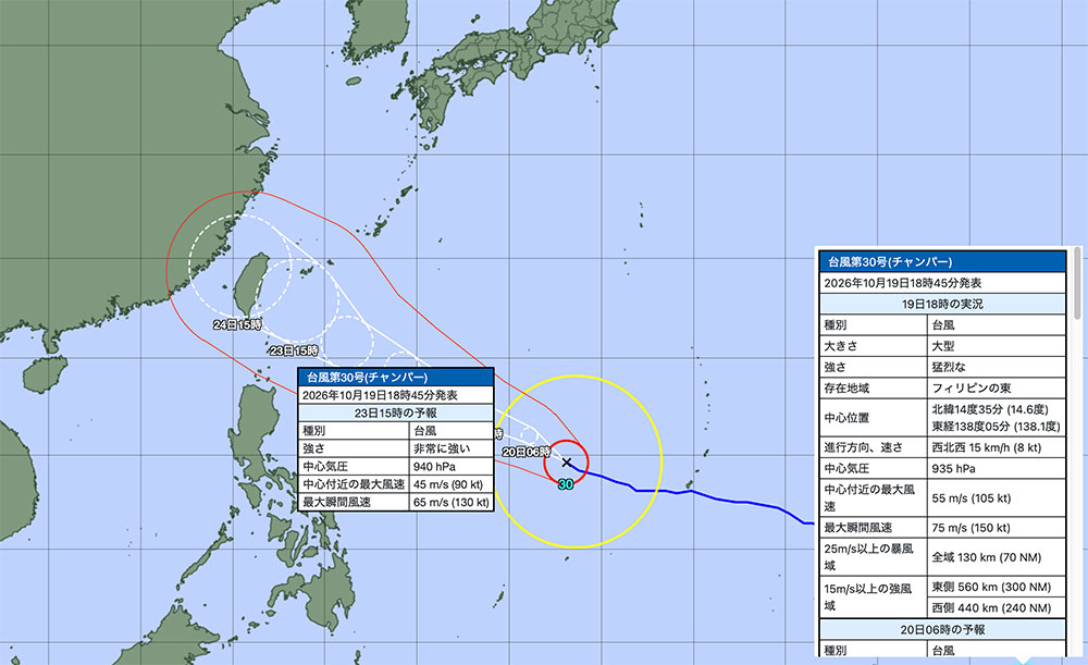 気象庁予測