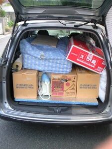 車での引越し