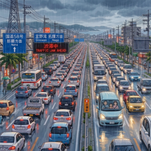 58号線渋滞