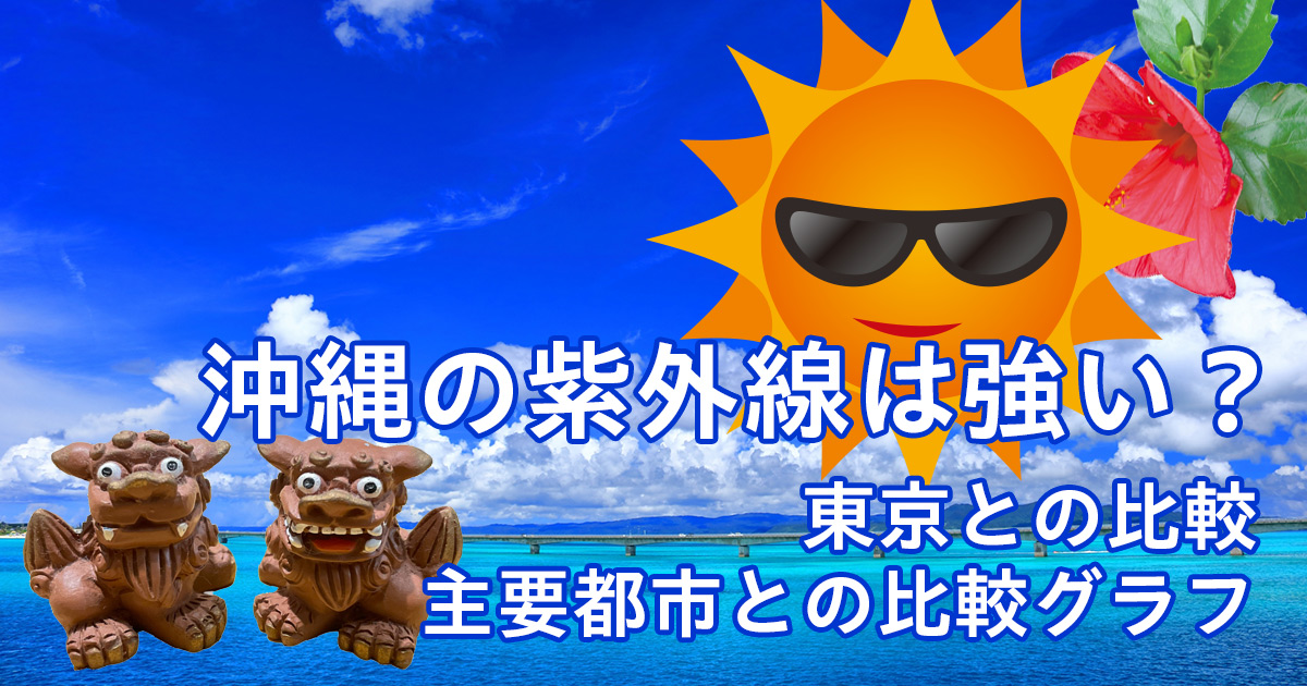 沖縄の紫外線UVは強い？