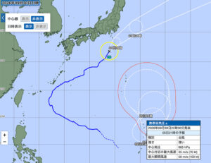 気象庁の台風予測
